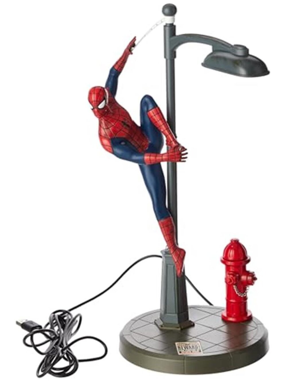 Spiderman Desk Lamp - Officially Licensed Disney Table Light, Marvel